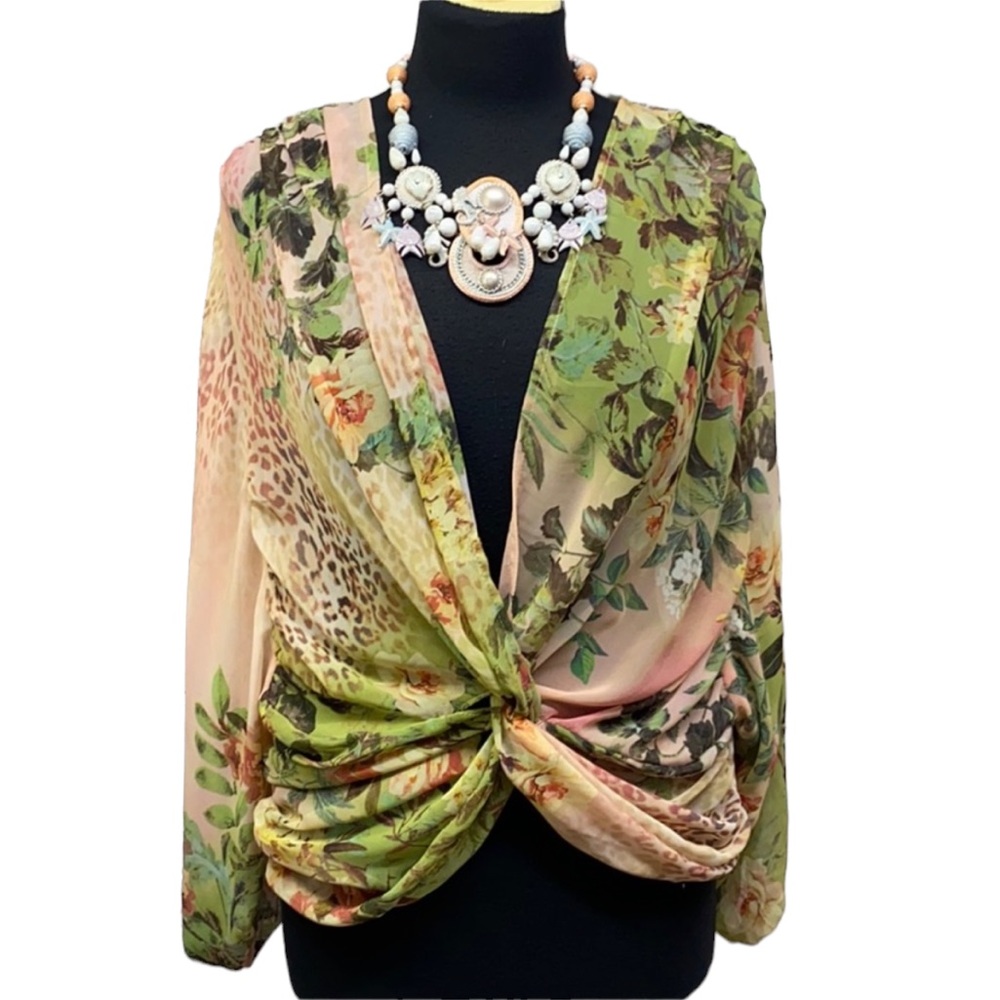 Chenault Twisted Waist Blouse
